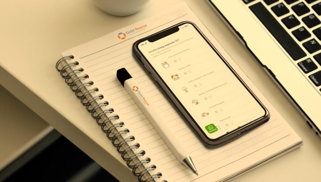 Debt Rescue on Phone search