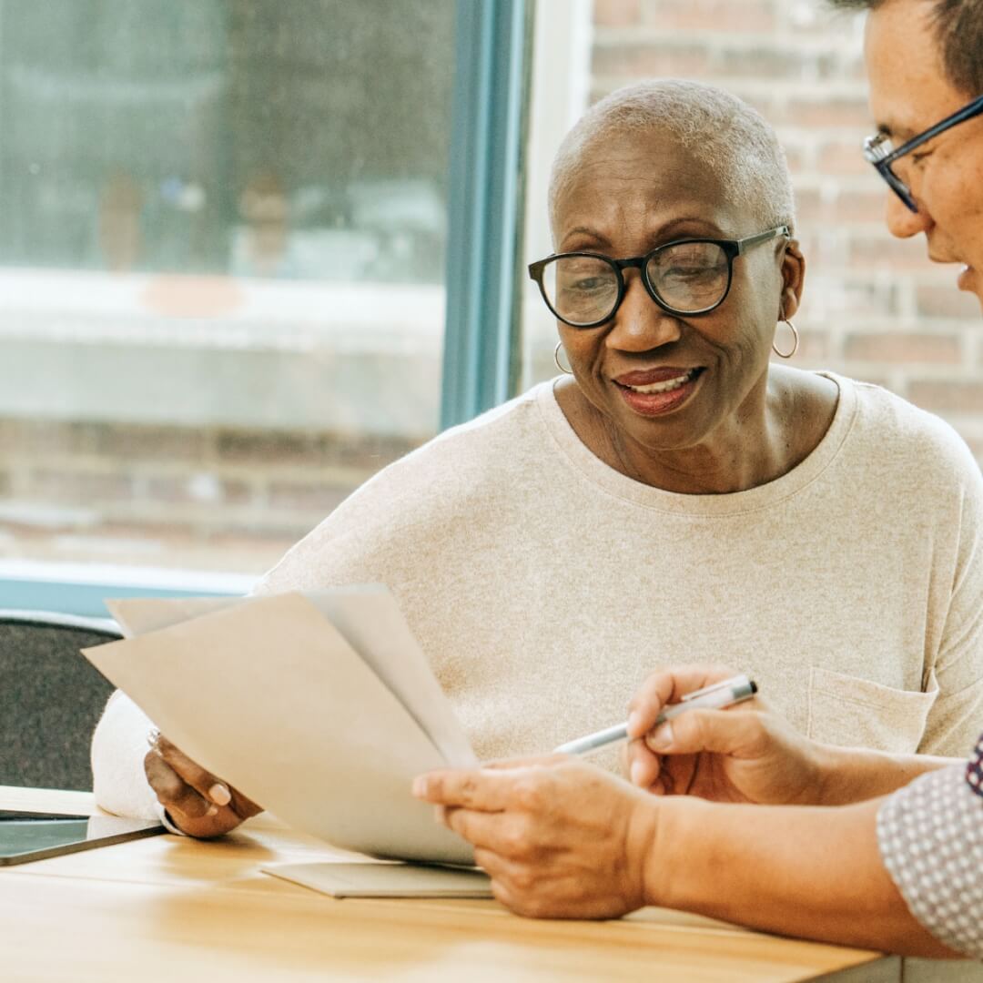 debt counsellor Assisting a client
