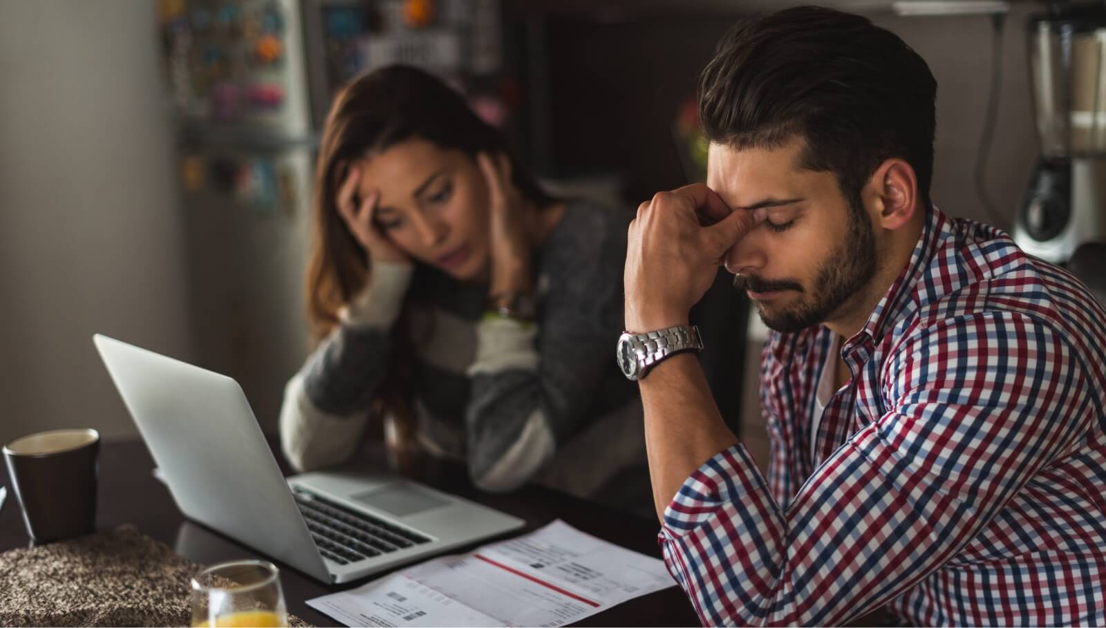 couple in debt